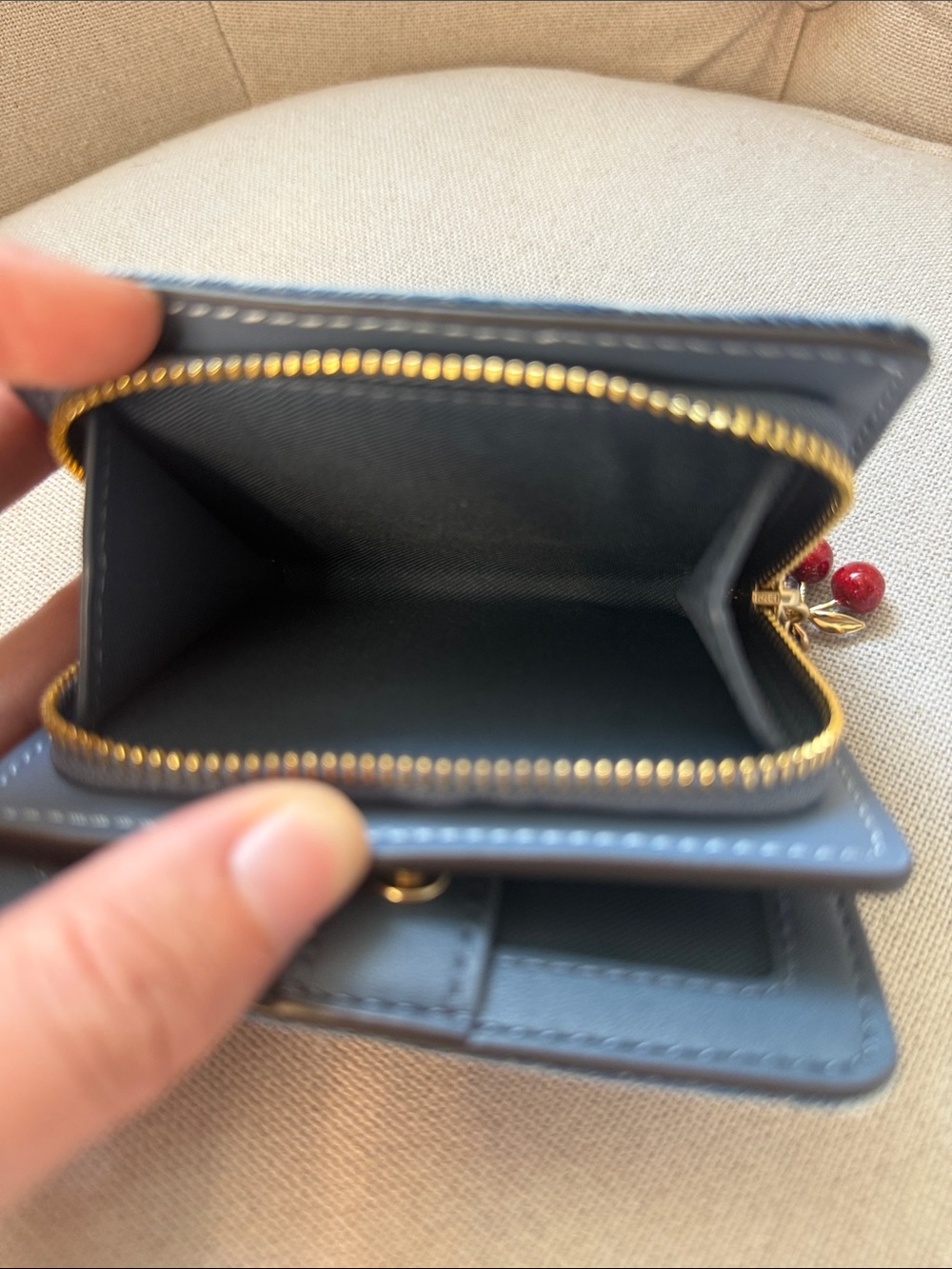 Coach Loved Denim Snap Wallet - Picture 4 of 4